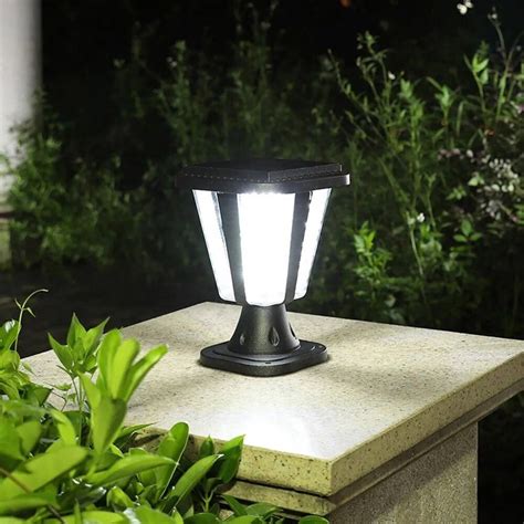 solar gate post lamps|Solar Post Light solar light outdoor waterproof Solar Garden post .